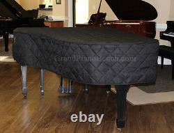 Steinway Model O Piano Cover 5'10.5 QUILTED BLACK MACKINTOSH Heavy Duty