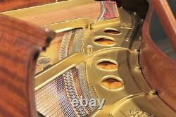 Steinway Model O Player Grand Piano 5'10'' Figured Mahogany PianoDisc/QRS