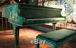 Steinway Model S Malachite Baby Grand Piano