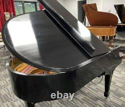 Steinway O 5'10 Grand Piano Picarzo Pianos Satin Ebony Model PLAYER