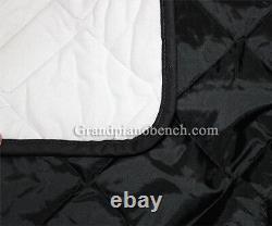 Steinway Piano Cover Model C 7'5 Black Quilted With Side Slits