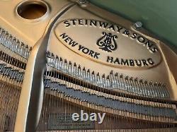 Steinway Sons Grand Model M Ivory Ebony Finish Original Condition