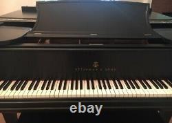 Steinway & Sons Grand Piano, Model C, Satin Black, 7'5