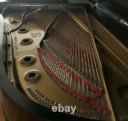 Steinway & Sons Grand Piano, Model C, Satin Black, 7'5