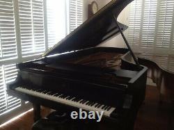 Steinway & Sons Model D Concert Grand Piano, Black Satin, Beautiful Condition