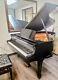 Steinway & Sons Model L In Satin Ebony Beautiful Showroom Condition
