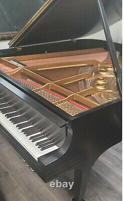 Steinway & Sons Model L in Satin Ebony Beautiful Showroom Condition