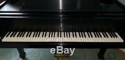Steinway & Sons Model M 1968 Baby Grand Piano Ebony Finish with Bench. #409130