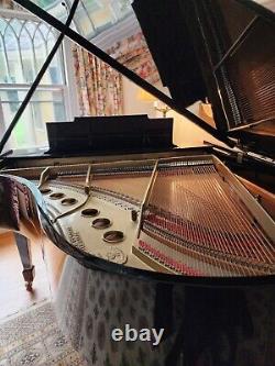 Steinway & Sons Model M 5' 7 professionally restored ebony satin grand piano