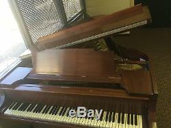 Steinway & Sons Model M Walnut Grand with Bench (100+ years Old) 5' 7