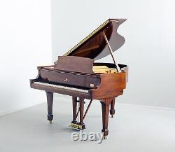 Steinway & Sons S 5'1 155cm 1953 Glossy Walnut Baby Grand Piano with Brass