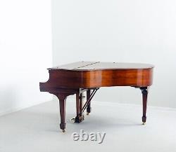 Steinway & Sons S 5'1 155cm 1953 Glossy Walnut Baby Grand Piano with Brass