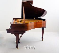 Steinway & Sons S 5'1 155cm 1953 Glossy Walnut Baby Grand Piano with Brass