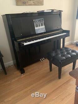Steinway Upright Grand Piano Model K 52 Ebony Satin