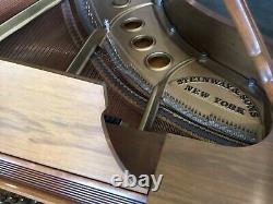 Steinway and Sons, Model M, Satin Walnut, 5 7 Grand Piano, 1976