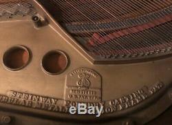 Steinway and sons piano. Model M Antique. Original 1917 King George V