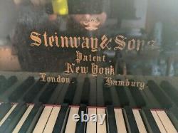 Steinway model A1 Grand Piano Polished Ebony Restored In Manhattan