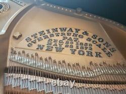 Steinway model A1 Grand Piano Polished Ebony Restored In Manhattan