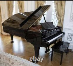 Stunning showroom Ready Schimmel Concert Grand Model 256 Piano Polished Ebony