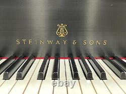Two Owners over 97 Years 1924 Steinway Model M Satin Ebony
