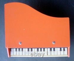 Vintage 18 key Schoenhut Child or Doll Toy Wooden grand piano Model # BS18 + Box