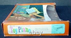 Vintage 18 key Schoenhut Child or Doll Toy Wooden grand piano Model # BS18 + Box