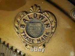 Vintage Baldwin Baby Grand Ebony Model M Made In Cincinnati Ohio USA