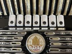 Vintage Titano Accordion Made in Italy, Black model Grand, 120 bass, 41 keys