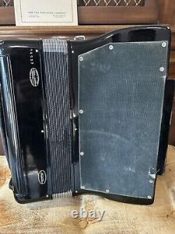 Vintage Titano Accordion Made in Italy, Black model Grand, 120 bass, 41 keys