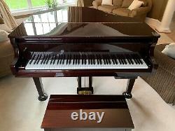 Vivace by Sauter Model G42 4'8 Baby Grand Piano with Piano Disc System & Bench