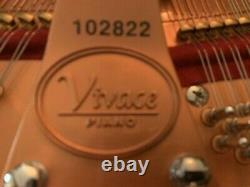 Vivace by Sauter Model G42 4'8 Baby Grand Piano with Piano Disc System & Bench