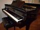 Yamaha 7'4 Model C7 Grand Piano In Polished Ebony (1988) Top Condition