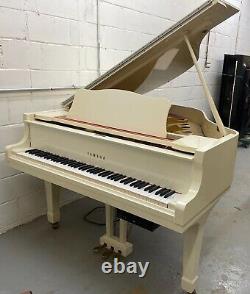 Yamaha Baby Grand Piano White High Gloss Model G1 Qrs Player