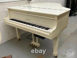 Yamaha Baby Grand Piano White High Gloss Model G1 Qrs Player