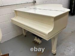 Yamaha Baby Grand Piano White High Gloss Model G1 Qrs Player