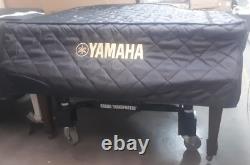 Yamaha Lightweight Quilted Cover Yamaha Logo on Front Model C7 7' 6 Black