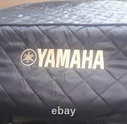 Yamaha Lightweight Quilted Cover Yamaha Logo on Front Model C7 7' 6 Black