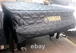 Yamaha Lightweight Quilted Cover Yamaha Logo on Front Model C7 7' 6 Black