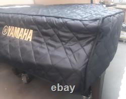 Yamaha Lightweight Quilted Cover Yamaha Logo on Front Model C7 7' 6 Black