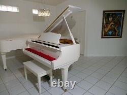 Young Chang Baby Grand Piano Model G-150 411 White Polish