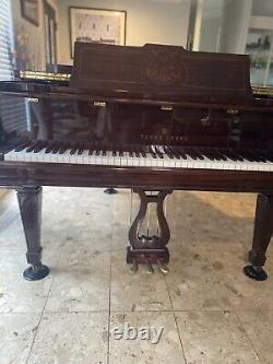 Young Chang Professional Grand Piano 5'9 Model G-037535 Mahogany with Inlays