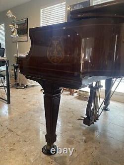 Young Chang Professional Grand Piano 5'9 Model G-037535 Mahogany with Inlays